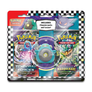 Pokemon Back To School Eraser 2 Pack Blister 2024 Bellibolt