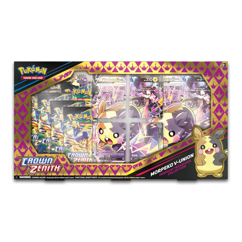 Pokemon Sword & Shield Morpeko V-Union Premium Treasures Collection Box