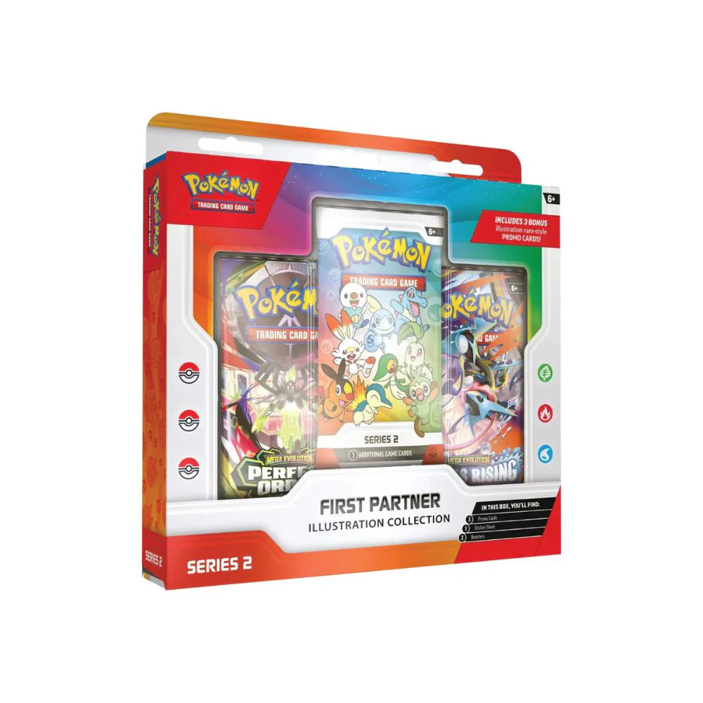 Pokemon Mega Evolution First Partner Illustration Collection Box Series 2