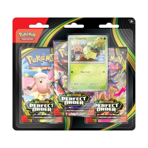 Pokemon Mega Evolution Perfect Order 3 Pack Blister