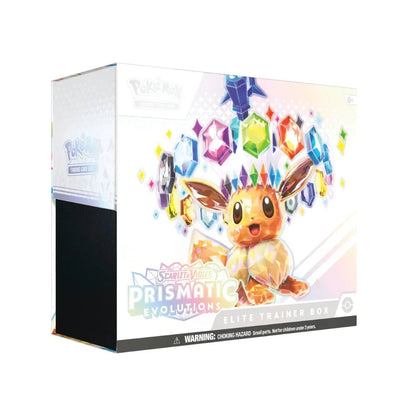 Pokemon Scarlet & Violet Prismatic Evolutions Elite Trainer Box
