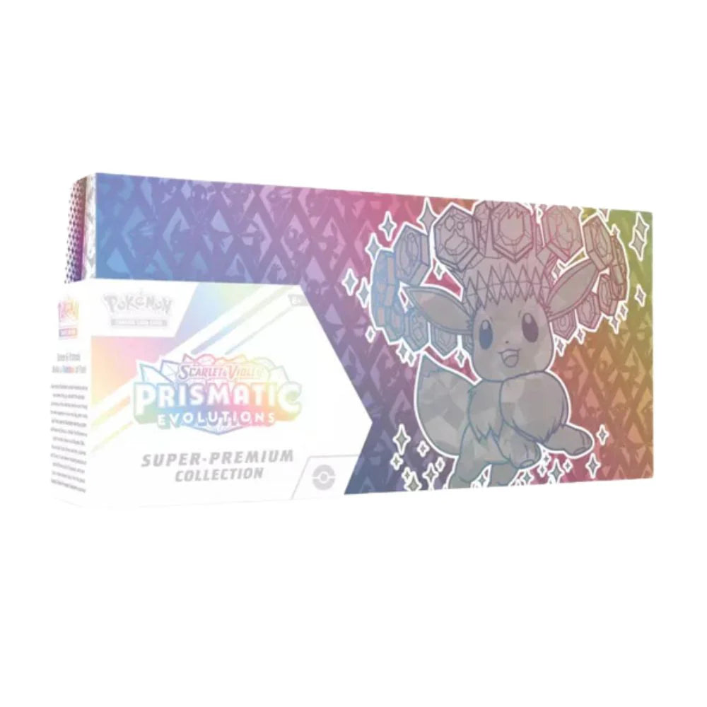 Pokemon Scarlet & Violet Prismatic Evolutions Super Premium Collection Box