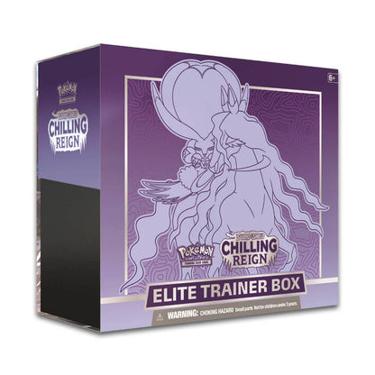 Pokemon Sword & Shield Chilling Reign Elite Trainer Box- Shadow Rider Calyrex