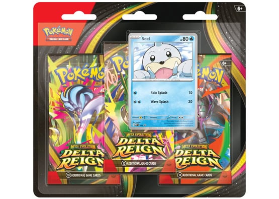 Pokemon Mega Evolution Delta Reign 3 Pack Blister (Pre-Order)