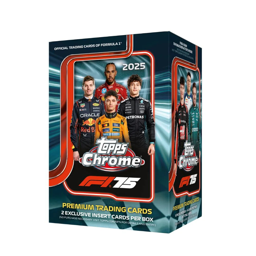 2025 Topps Chrome F1 Formula 1 Racing Value Box