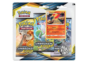 Pokemon Sun & Moon Unbroken Bonds 3 Pack Blister-Typhlosion