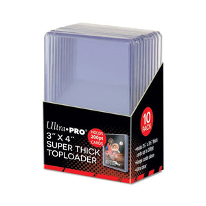 Ultra Pro 3X4 Top Loader 10ct Super Thick 200pt