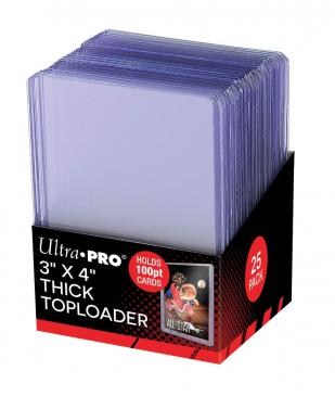 Ultra Pro 3X4 Top Loader 25ct Thick 100pt