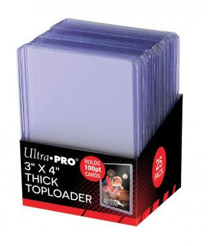 Ultra Pro 3X4 Top Loader 25ct Thick 100pt