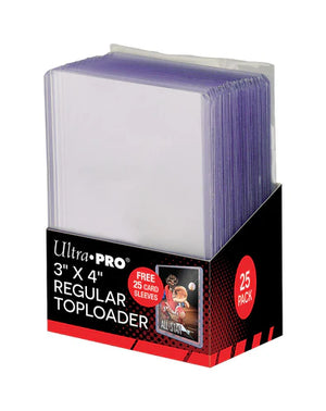 Ultra Pro 3X4 Top Loader 25ct Regular With Sleeves 35pt
