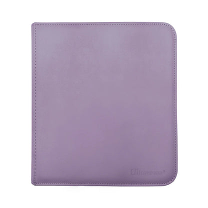 Ultra Pro 12 Pocket Vivid Zip Pro Binder-Purple