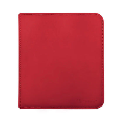 Ultra Pro 12 Pocket Vivid Zip Pro Binder-Red