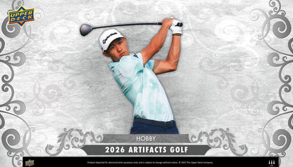 2026 Upper Deck Artifacts Golf Hobby Box (IN STORE)