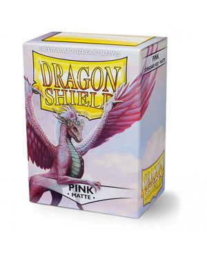 Dragon Shield 100ct Standard Size Sleeves Pink Matte