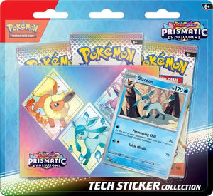 Pokemon Scarlet & Violet Prismatic Evolutions Tech Sticker Collection