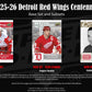 2025-26 Upper Deck Detroit Red Wings Centennial Hockey Hobby Box