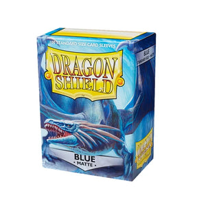 Dragon Shield 100ct Standard Size Sleeves Blue Matte