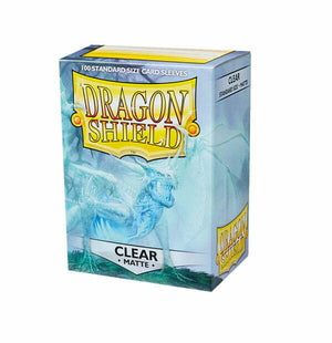 Dragon Shield 100ct Standard Size Sleeves Clear Matte