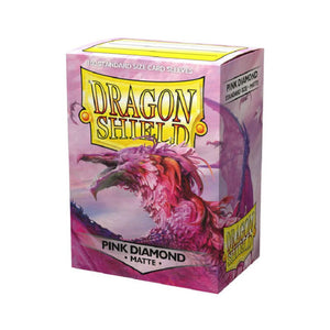Dragon Shield 100ct Standard Size Sleeves Pink Diamond Matte