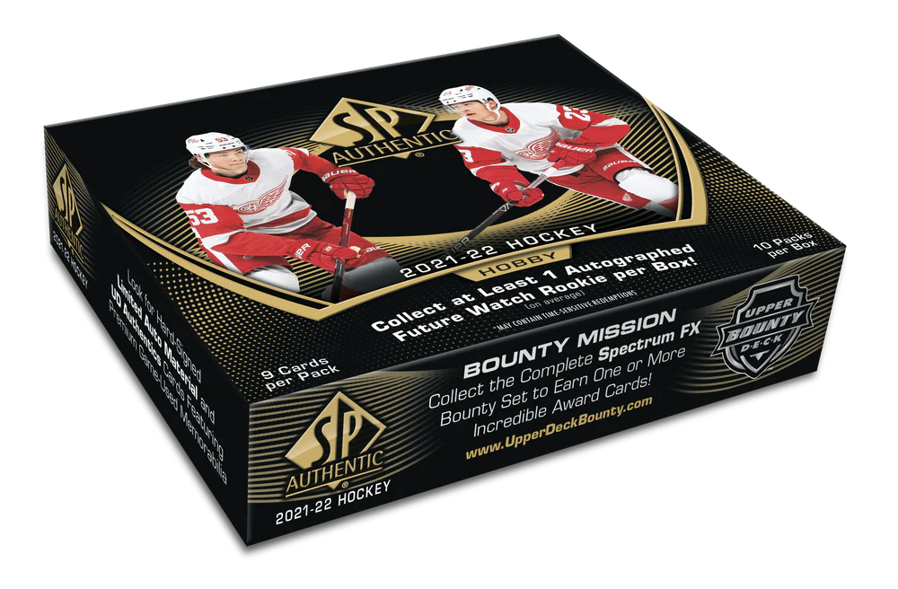 2021-22 Upper Deck Sp Authentic Hockey Hobby Box