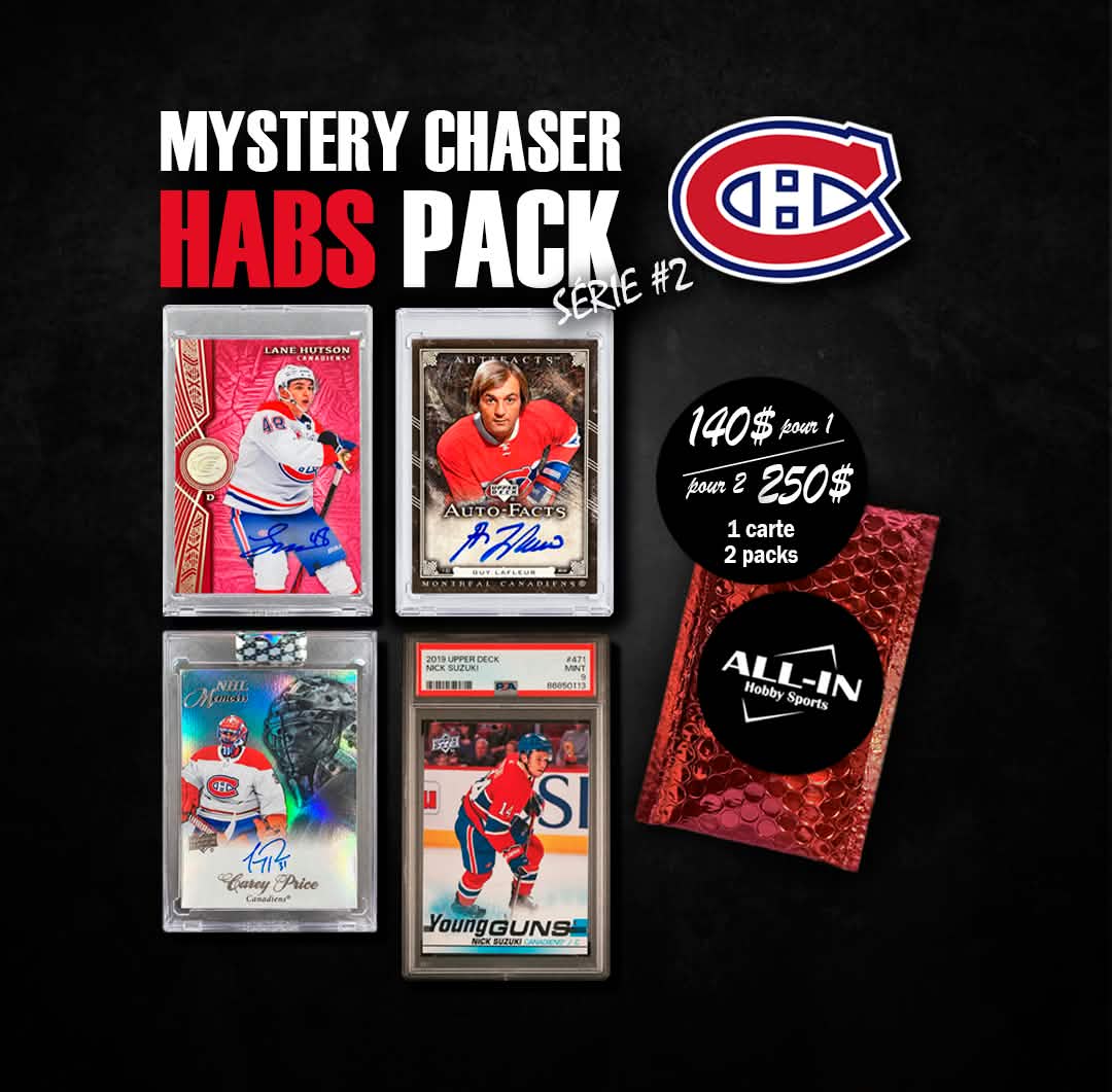 MYSTERY PACK HABS CHASER HOCKEY SERIES #2