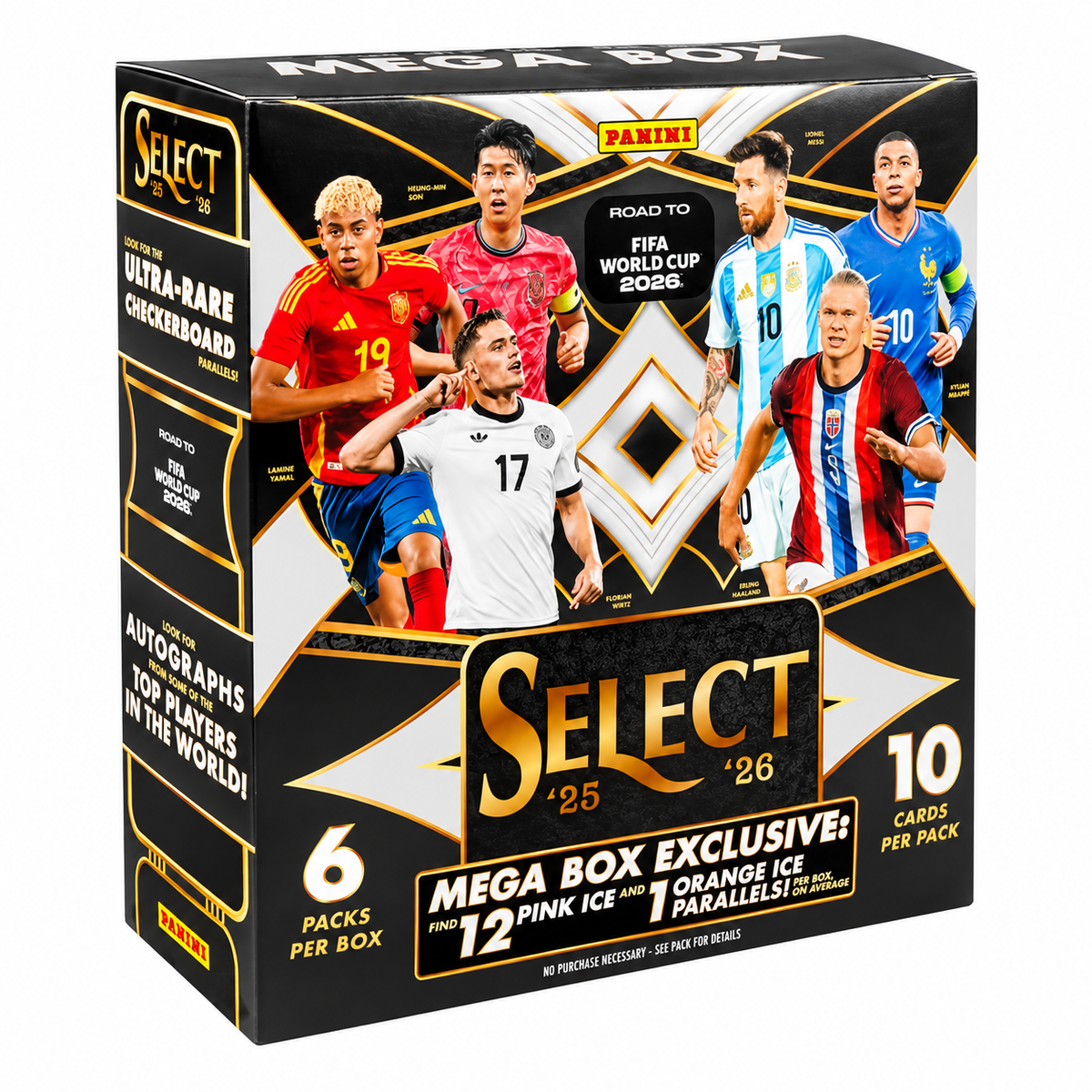 2025-26 Panini Select Road to the FIFA World Cup Soccer Mega Box