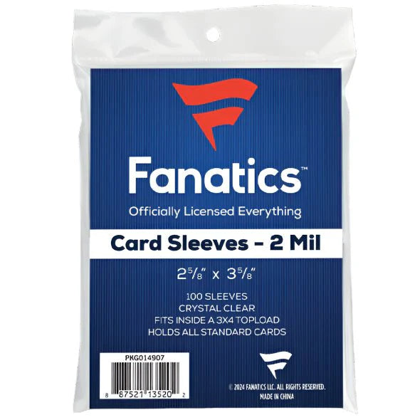 Fanatics Card Sleeves Regular 100ct