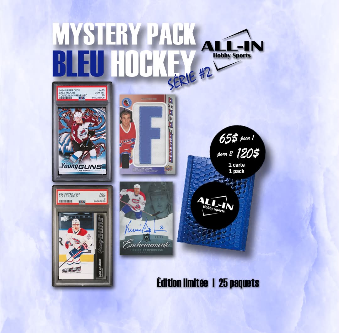 MYSTERY PACK BLEU HOCKEY SERIES #2