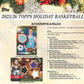 2025-26 Topps Holiday Basketball Mega Box