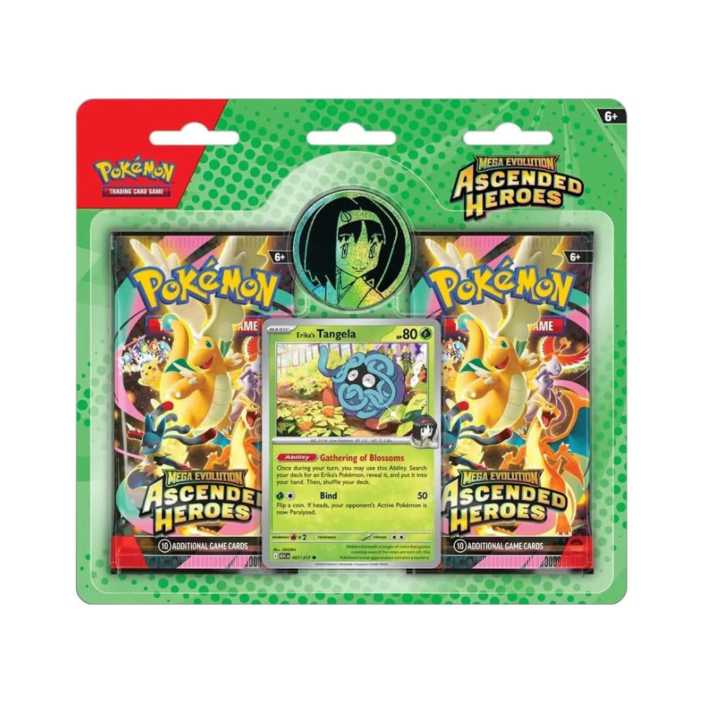 Pokemon Mega Evolution Ascended Heroes 2 Pack Blister