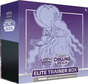 Pokemon Sword & Shield Chilling Reign Elite Trainer Box- Shadow Rider Calyrex