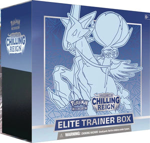 Pokemon Sword & Shield Chilling Reign Elite Trainer Box- Ice Rider Calyrex