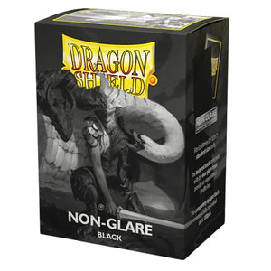 Dragon Shield 100ct Standard Size Sleeves Matte Black Non Glare