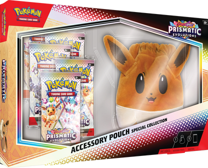 Pokemon Scarlet & Violet Prismatic Evolutions Accessory Pouch Special Collection Box