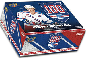 2025-26 Upper Deck New York Rangers Centennial Box Set