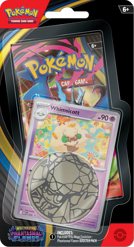 Pokemon Mega Evolution Phantasmal Flames Checklane Blister (Pre-Order)