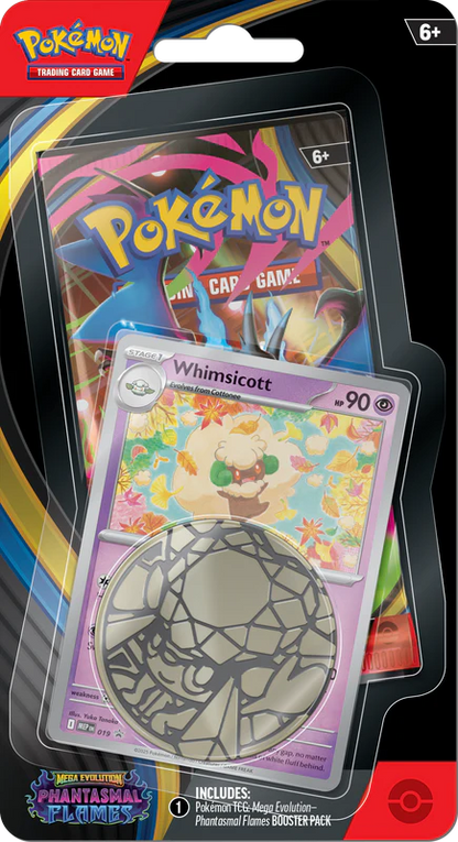 Pokemon Mega Evolution Phantasmal Flames Checklane Blister (Pre-Order)
