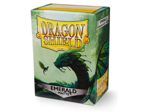 Dragon Shield 100ct Standard Size Sleeves Emerald Matte
