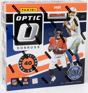 2021 Panini Donruss Optic Football Mega Box (Blue Hyper)