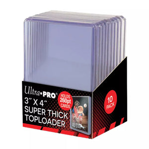 Ultra Pro 3X4 Top Loader 10ct Super Thick 260pt