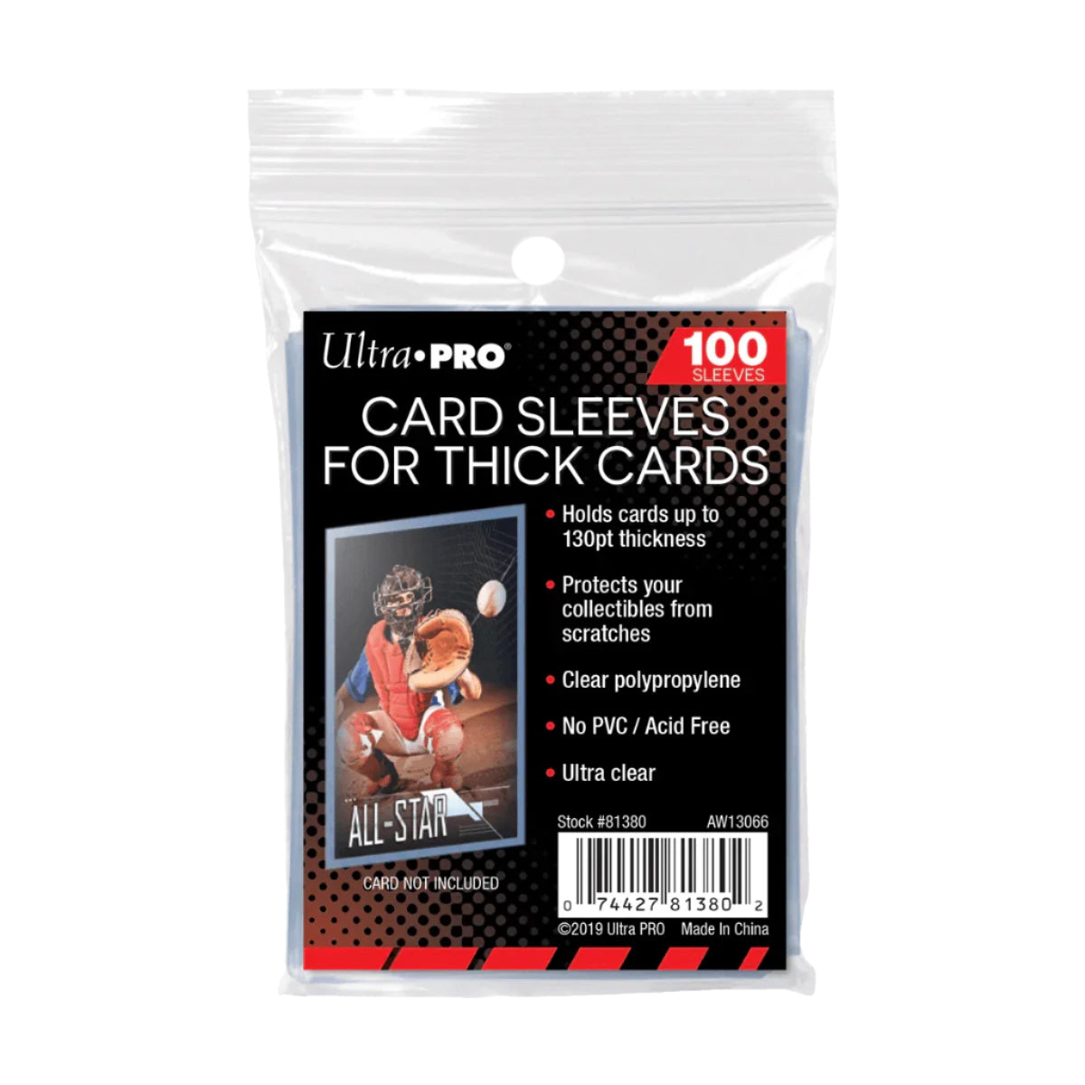 Ultra Pro Thick Card Sleeves 100ct