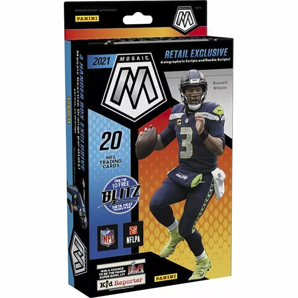 2021 Panini Mosaic Football Hanger Box (Orange)