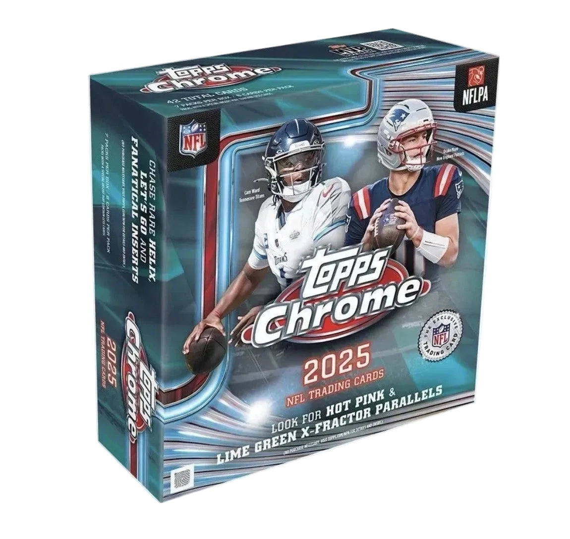 2025 Topps Chrome Football Mega Box