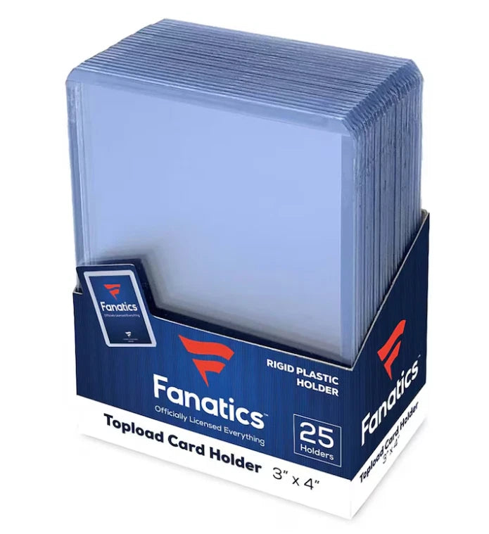 Fanatics 3X4 Top Loader 25ct Regular 35pt