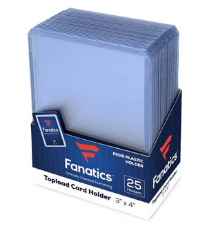 Fanatics 3X4 Top Loader 25ct Regular 35pt