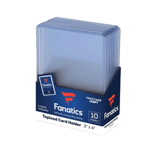 Fanatics 3X4 Top Loader 10ct Thick Card 108pt