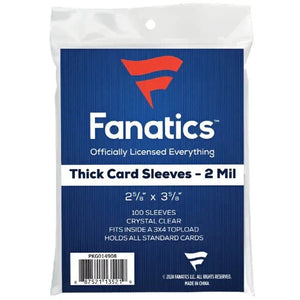 Fanatics Card Sleeves Thick Card 100ct