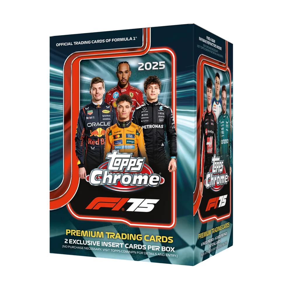 2025 Topps Chrome F1 Formula 1 Racing Value Box