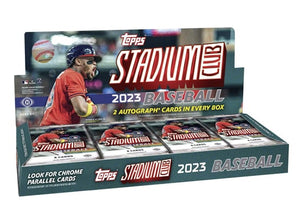 2023 Topps Stadium Club Baseball Hobby Box