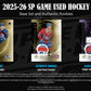 2025-26 Upper Deck SP Game Used Hockey Hobby Box